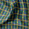 Printed Cotton FERNAND Blue / Green